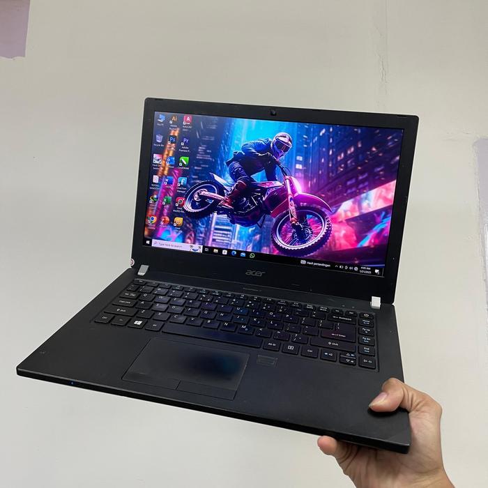 LAPTOP ACER P449-G3-M, Intel Core I5 Gen 8, RAM 8 SSD 256, Second Murah Bergaransi, Keyboard Backlig