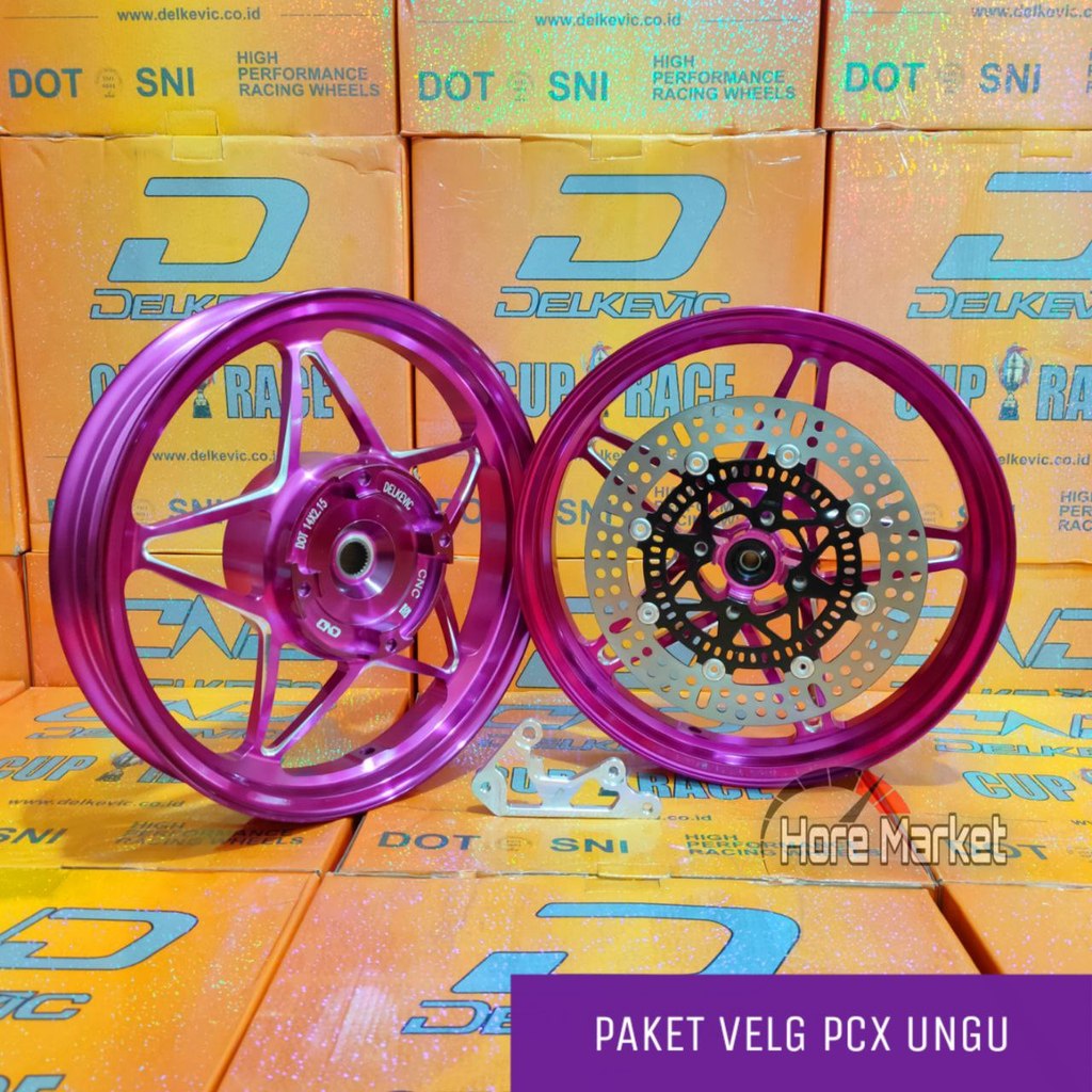 VELG DELKEVIC X1 BINTANG PNP PCX 150 CBS / ABS / PCX 160 CBS / ABS velg delkevic pcx velg pcx bintan