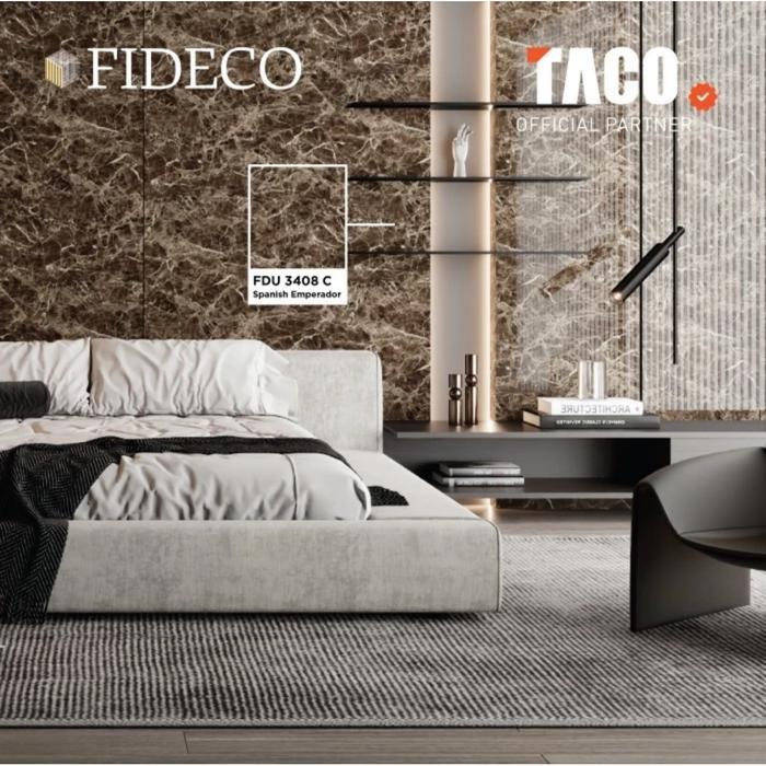 TACO FIDECO 2D UV BOARD 3MM MARMER WALLBOARD MARBLE 120 x 290 CM - FDU 3401 C