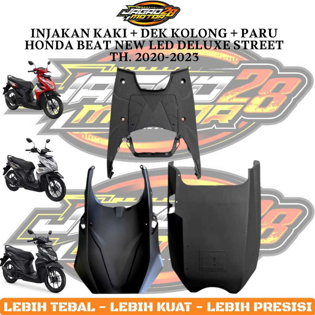 Pijakan Kaki Dek Kolong Spoiler Honda Beat Deluxe Street K1A (3 Pcs) / Footrest Atas + Accu / Panel 