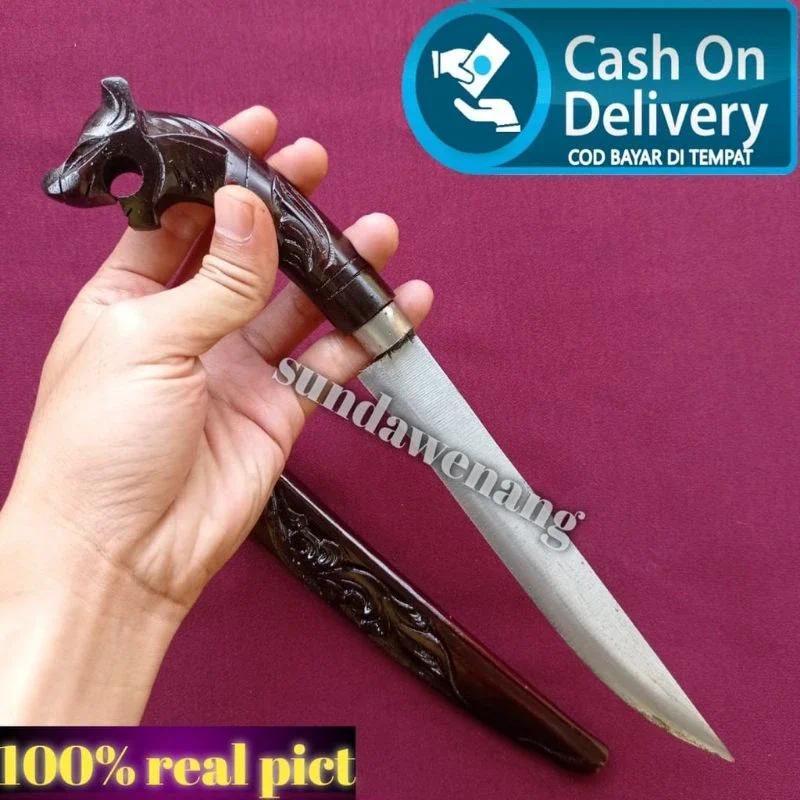 Pisau sembelih gagang macan / pisau dapur barlen / pisau handel macan