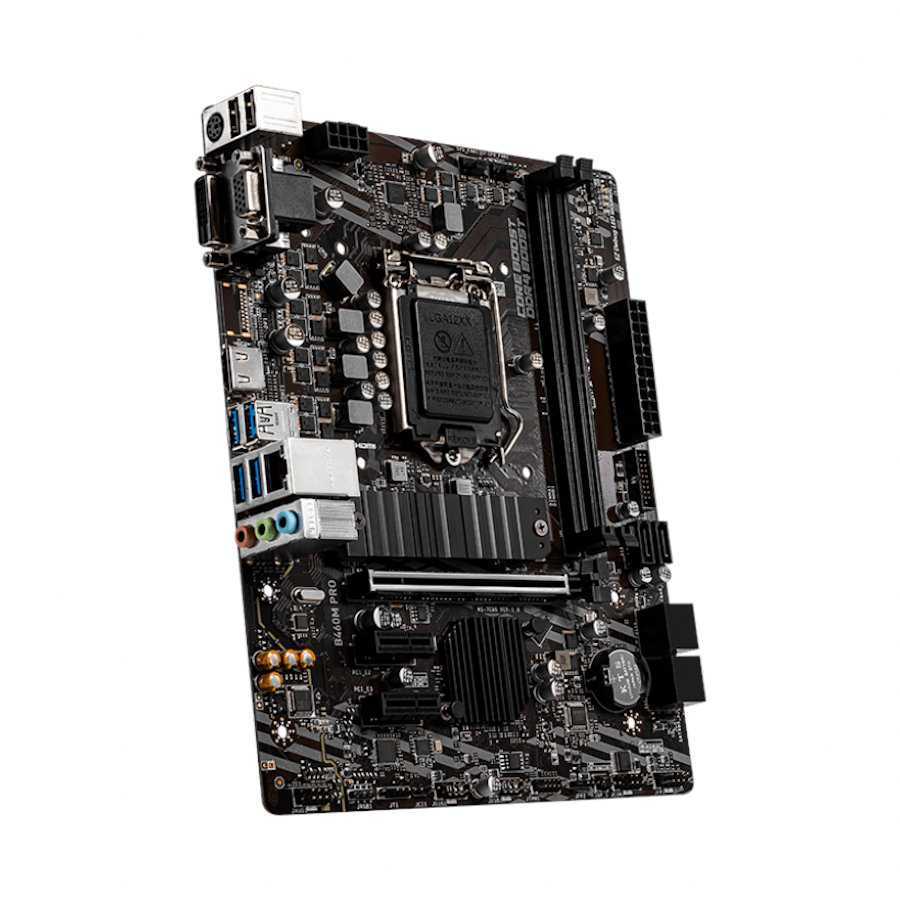 MSI B460M PRO Intel B460 LGA1200 DDR4 Micro ATX Motherboard