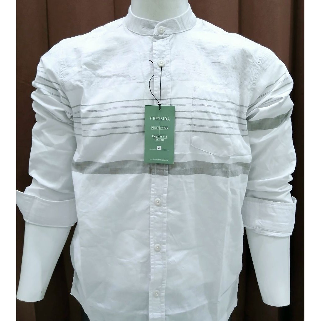 KEMEJA KOKO CRESSIDA REGULAR FITT LENGAN PANJANG Premium  New Best Seller