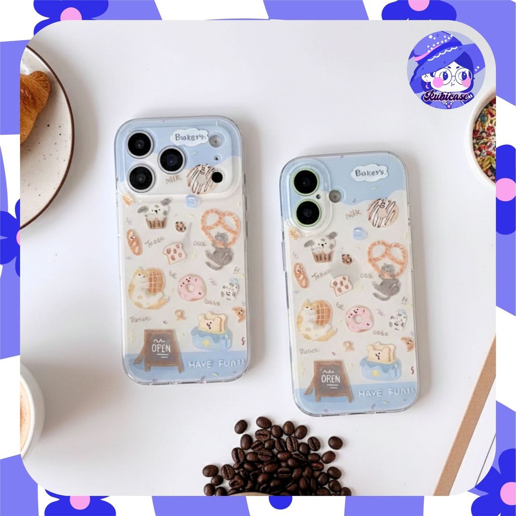 BAKERY SHOP ANGEL EYE PRINTING case vivo y19s v29e y36 y27 y17S y28 v27e v23  v23e v21e v9 t1 y75 y1