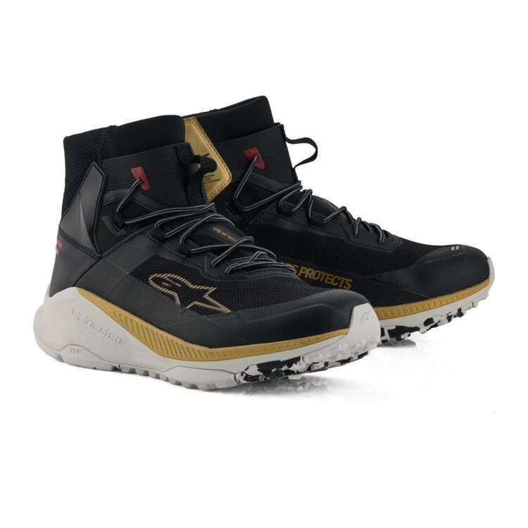 Sepatu - Alpinestars Speedforce XR Black Gold Shoes