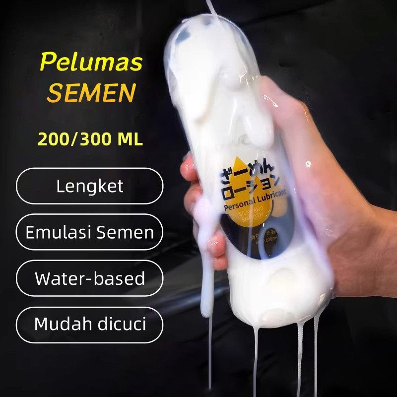 Promo Grand Opening Kualitas Terbaik Ready Pelumas Semen 200/300ml Pelumas Wanita Water Soluble Emul