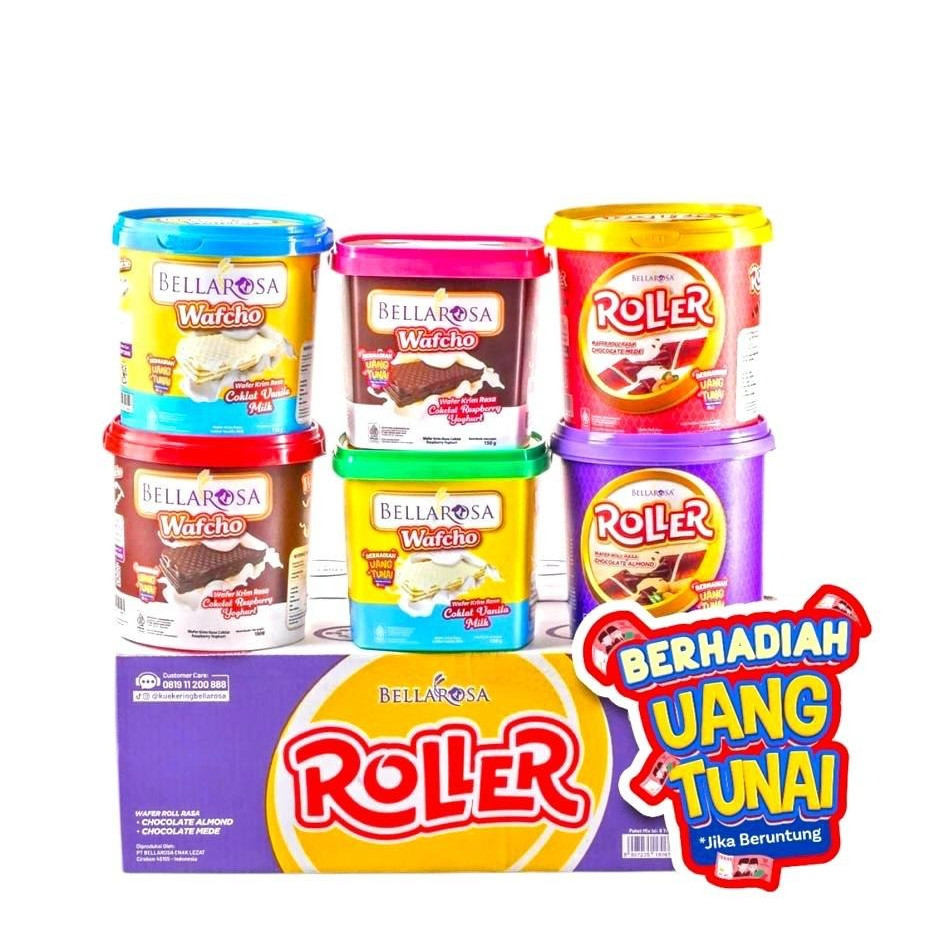 (DAPAT 1DUS ISI 6TOPLES MIX BELLAROSA FESTIVE) Bellarosa  Kue Kering cookies -Bellarosa nastar&kue k