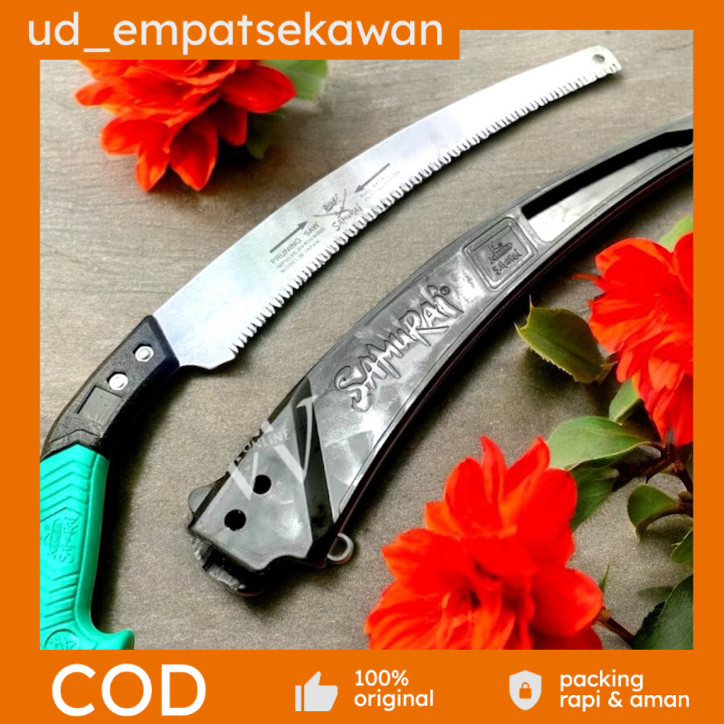 Gergaji Kopi Samurai 100% ORIGINAL JAPAN Super Tajam Potong Dahan Ranting Pohon - Gergaji Samurai As