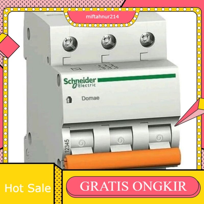 MCB SCHNEIDER DOMAE 3P 16A