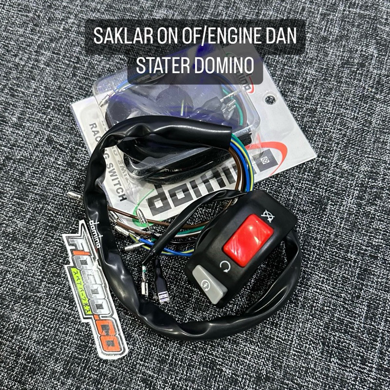 SAKLAR ENGINE ON OF STATER SAKLAR ON OFF STATER TOMBOL STATER DOMINO SAKLAR ON OFF UNIVERSAL