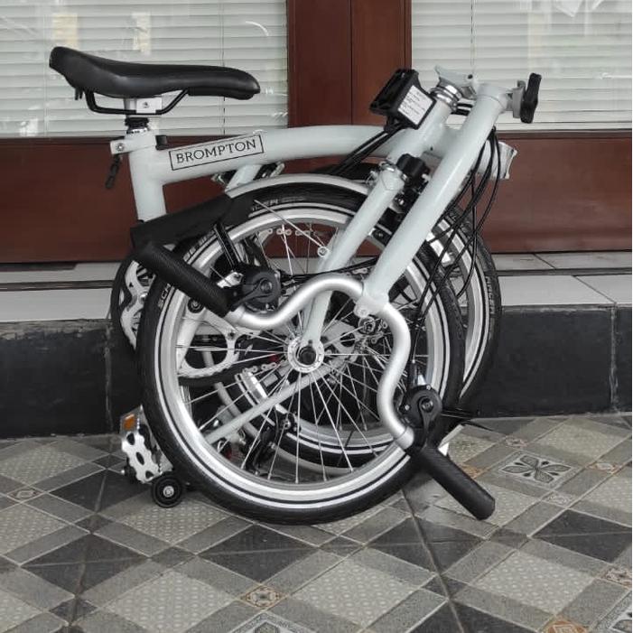 sepeda brompton original papyrus white M6L tahun 2020