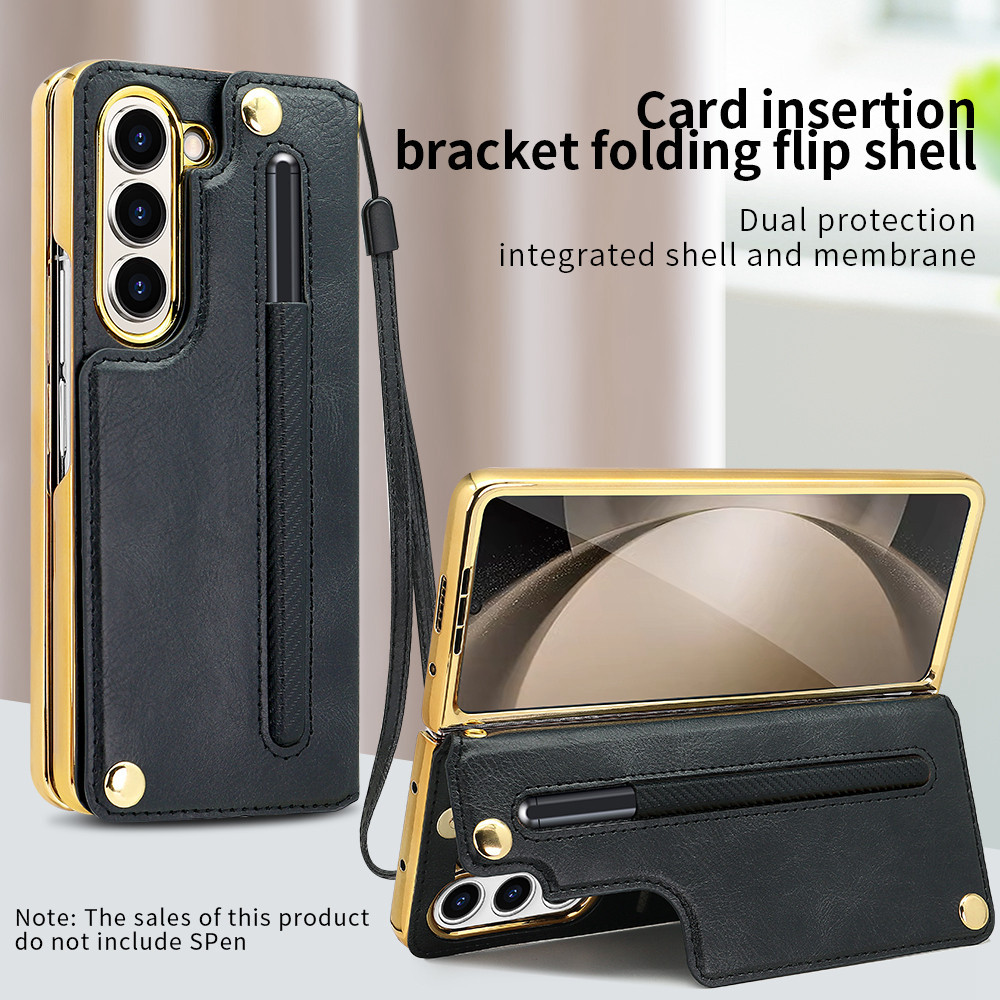Kasus Anti-DROP Mewah untuk Samsung Galaxy Z Fold6 Z Fold5 Fold4 Desain Mode Klasik Z Fold 6 5 4 Kas