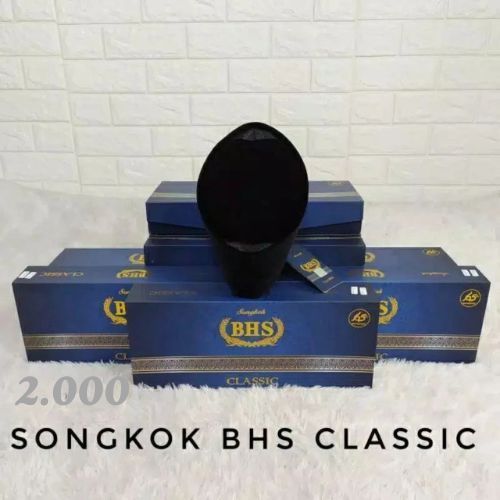 TERNASTORE Peci BHS Songkok Hitam ac Tinggi 8 9 dan10-Peci Bhs Classic