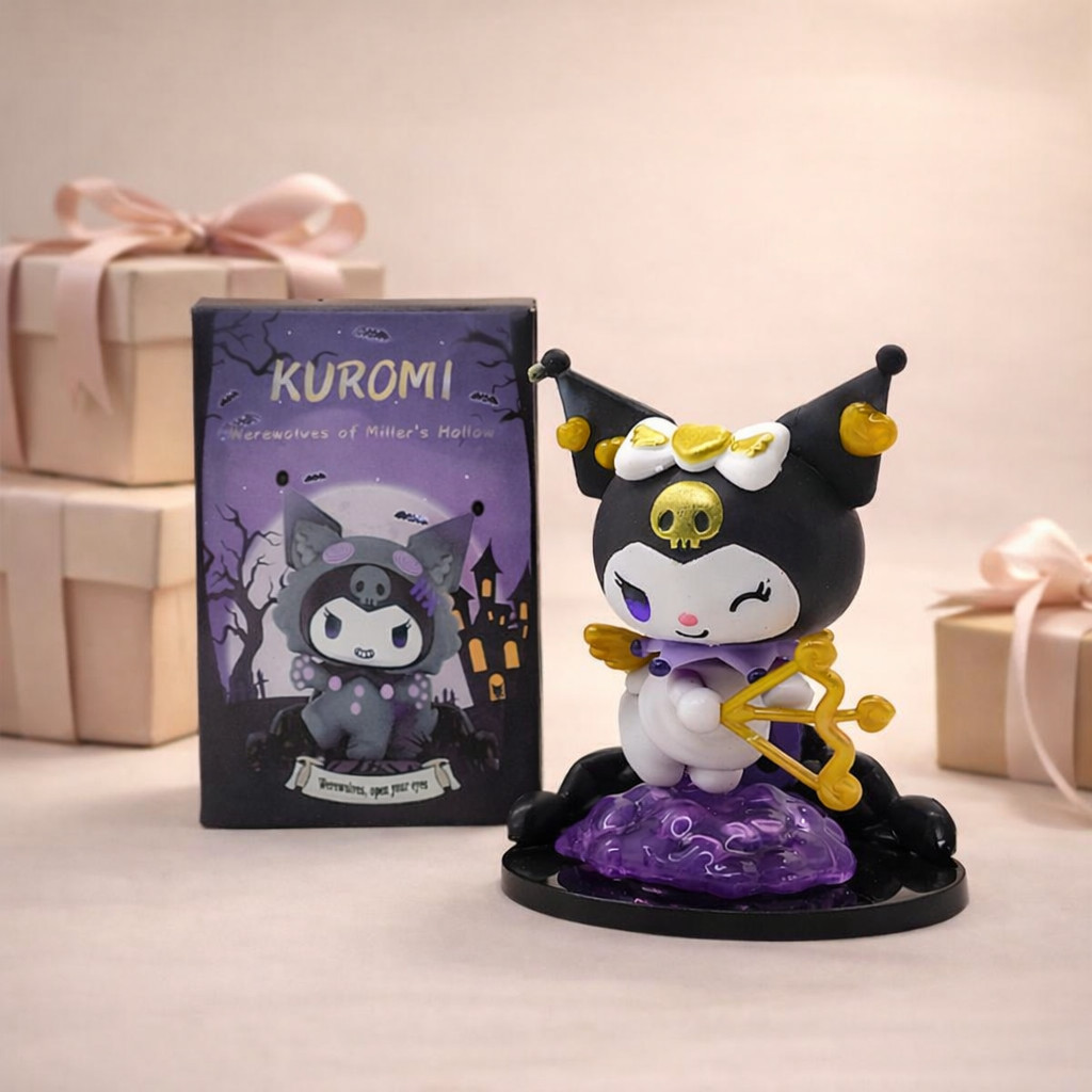 Sanrio Kuromi Werewolves of Miller's Hollow Series Box Figure - Pajangan Boneka Kuromi Werewolf