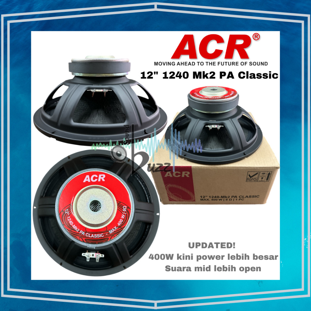 Speaker ACR 1240 Fullrange Speaker 12 inch 1240 Mk2 PA Classic ACR1240