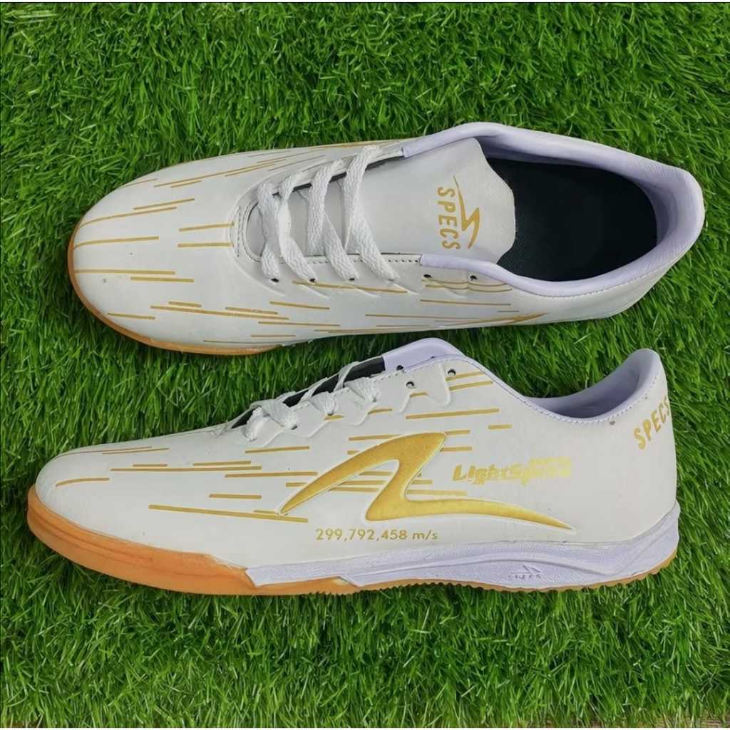 Futsal Putih Gold Specs LightSpeed Reborn Pria Dewasa
