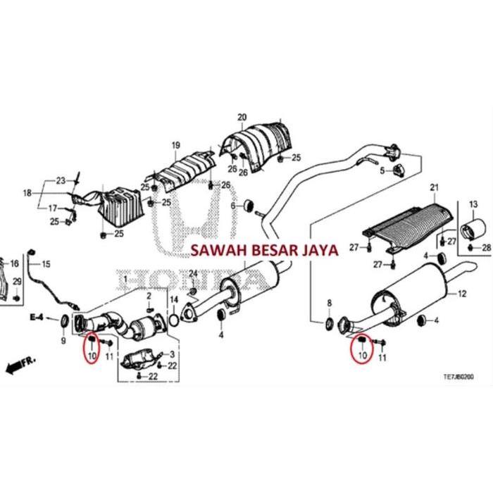 Flexible Joint Spring Per Baut Knalpot Jazz S RS GE8 GK5 GD3 IDSI VTEC BERKUALITAS