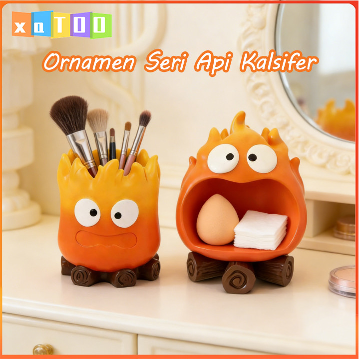 Calcifer Howls Key Holder / Calcifer Key Tray / Calcifer Pen Holder / Tempat Kunci Estetik Dekoratif