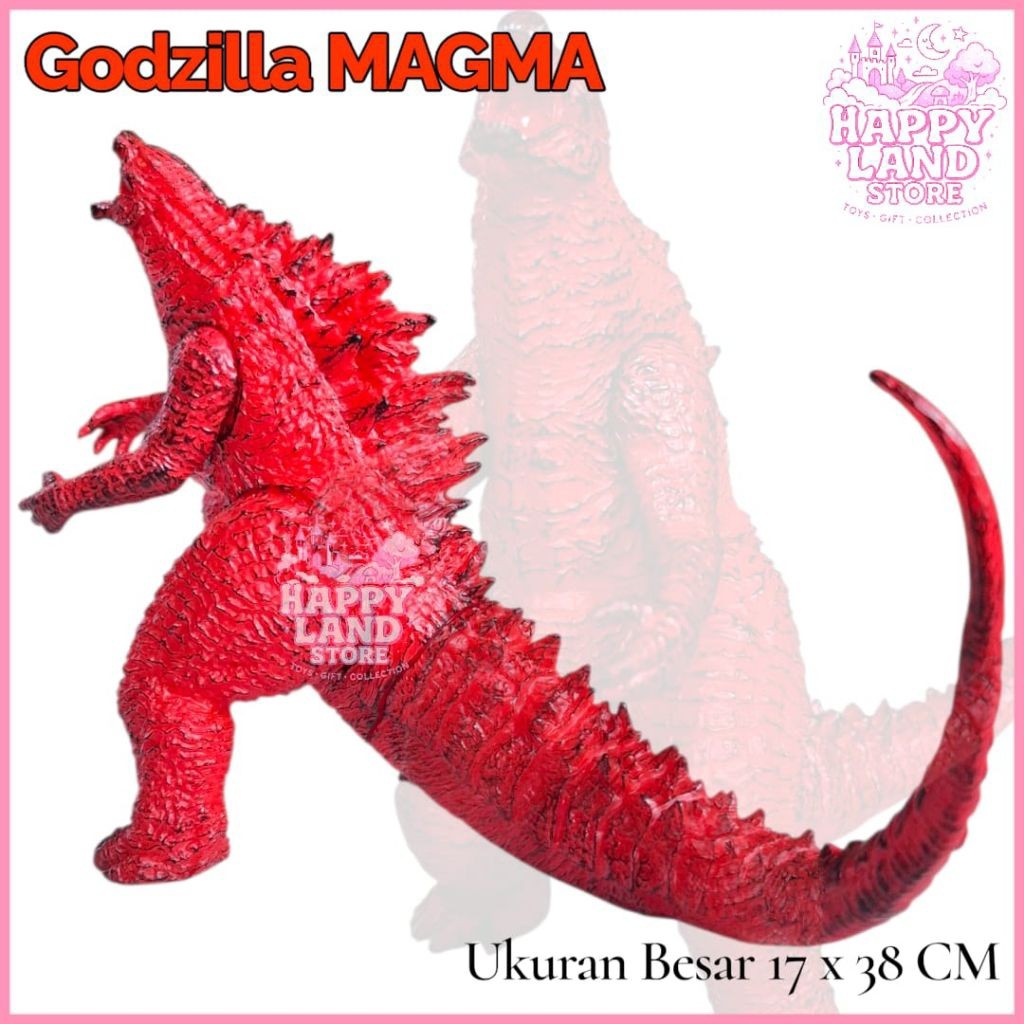 ACTION FIGURE GODZILLA MAINAN MONSTER ULTRAMAN LEGENDARY GODZILA   2021 MERAH
