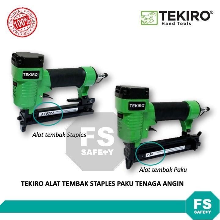 Tekiro Alat Tembak Staples Paku Tenaga Angin Air Nailer Stapler Gun