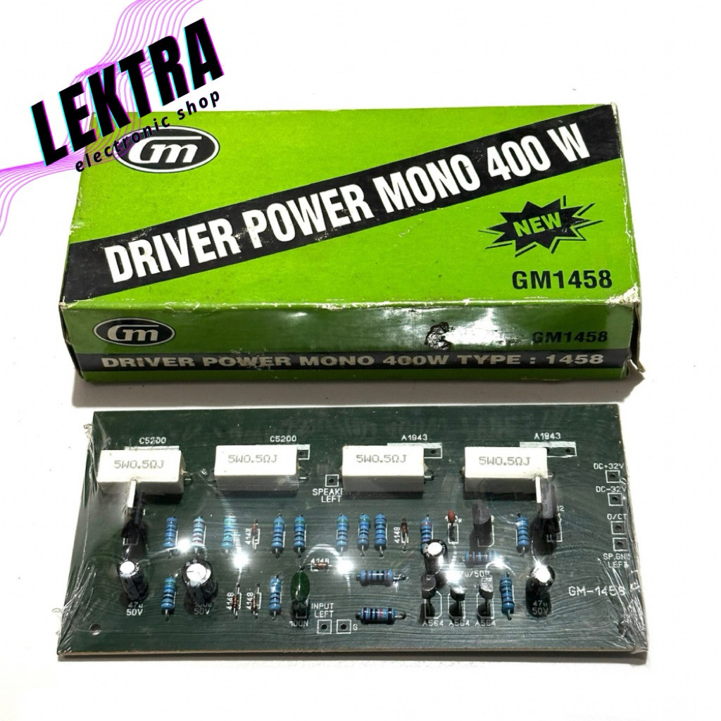 Kit GM 1458 Driver Power Mono 400w 400 w watt GM1458