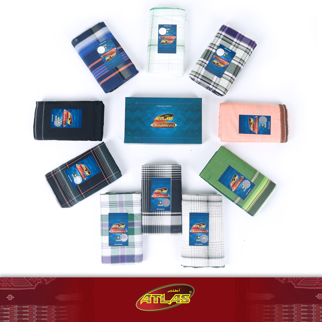 Grosir 10 Pcs Sarung ATLAS Madani