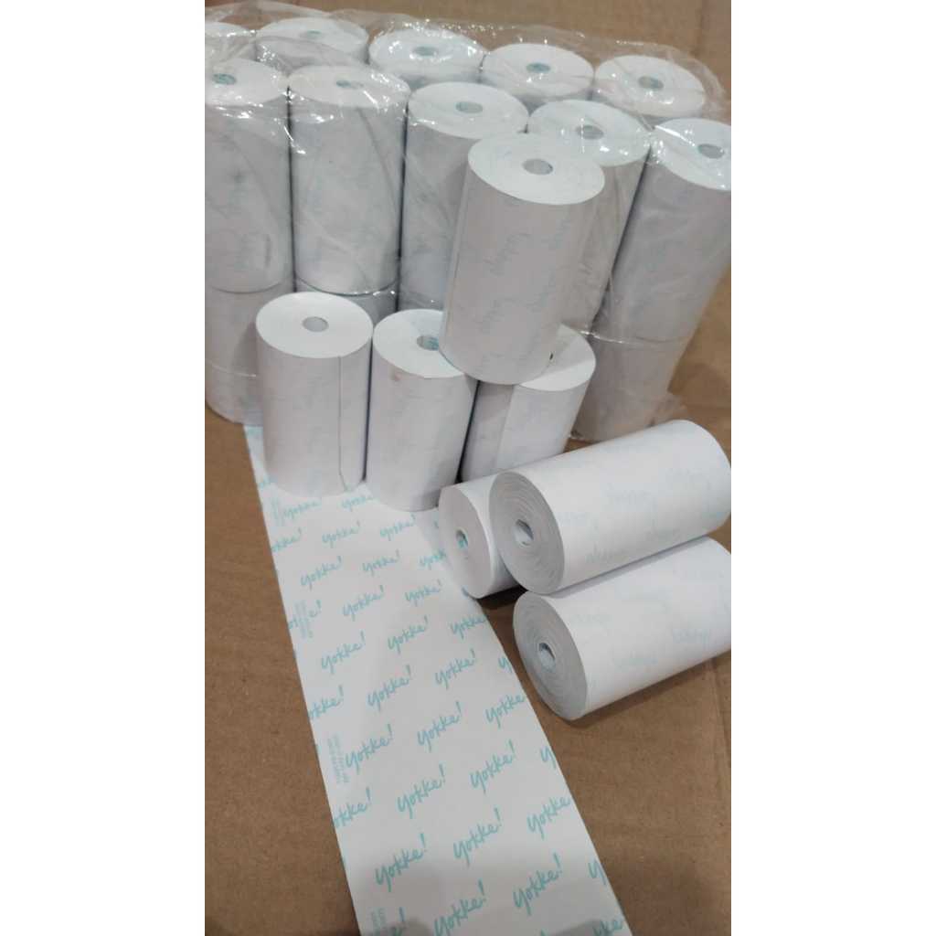 KERTAS THERMAL EDC YOKKE 57x33mm - Roll Struk Mesin EDC / Kasir