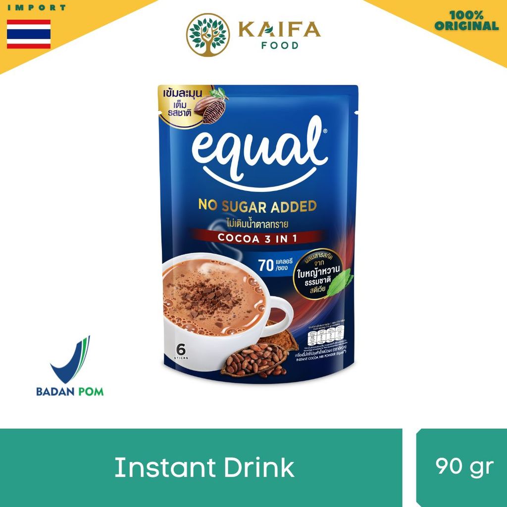 Equal Hot Cocoa - Minuman Cokelat serbuk less sugar