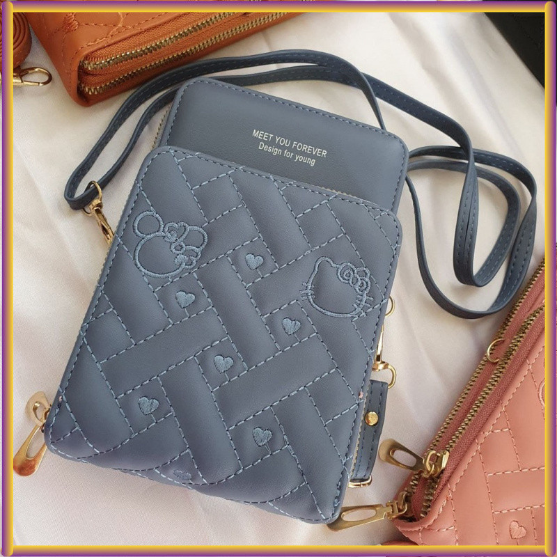 Tas Simple Tas Dompet HP / Tas Dompet Wanita Tempat HP tempat kartu tempat koin tempat uang