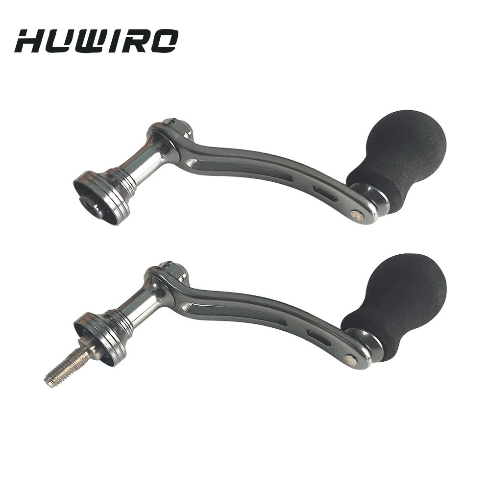 Fishing Reel Replacement Handle Strong Metal Power Handle EVA Knob for DAIWA/SHIMANO Spinning Reels 