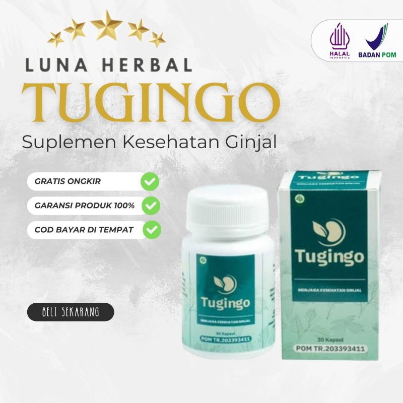 (TERAMPUH) Tugingo Asli Original Obat Ginjal Atasi Batu Ginjal & Gagal Ginjal Ampuh