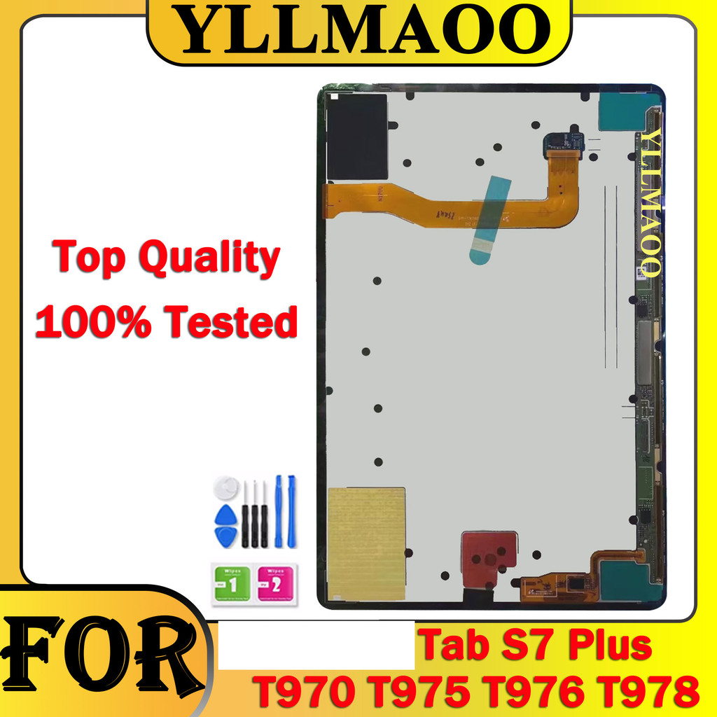 AMOLED 12.4" LCD Replacement For Tab S7 Plus S7+ T970 T975 T975N T976B T978U SM-T970 LCD Display Tou