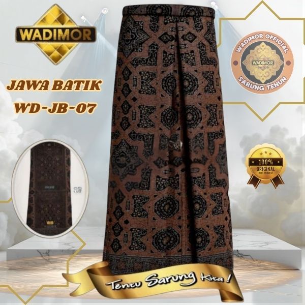 Sarung Wadimor  Jawa Batik Kain Tenun Polos Hitam Putih – Kain Katun Premium Souvenir & Hadiah Anti 