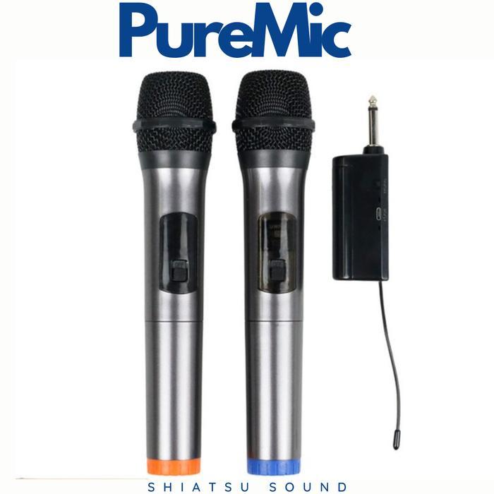 PureMic Mikrofon Mic Karaoke Wireless Portable HIFI Stereo Clear Sound 16 Saluran