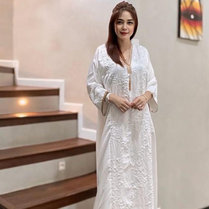 Kaftan alana  white  series Muslim