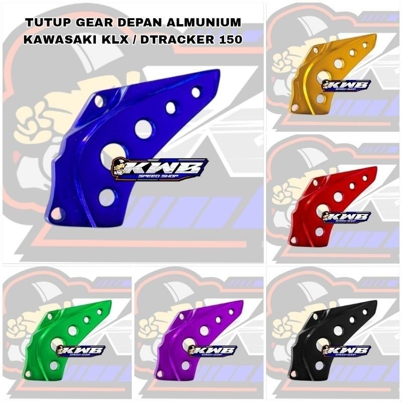 tutup gir klx 150 dtracker 150 cover gir klx tutup gir pnp klx 150 dtracker bahan almunium