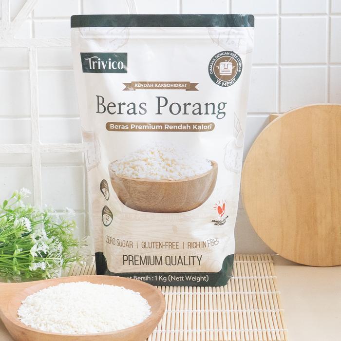 TRIVICO BERAS PORANG | KONJAC RICE SHIRATAKI | BERAS PORANG