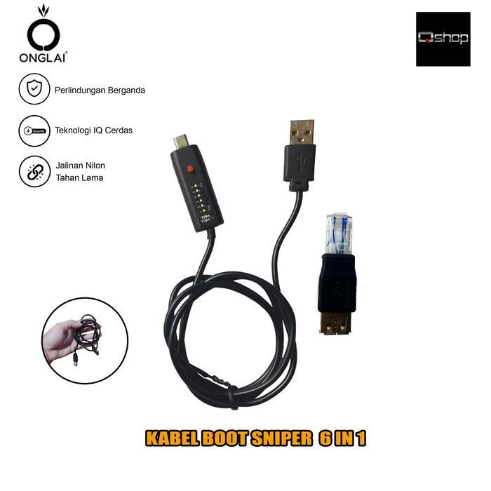 KABEL BOOT SNIPER 6 IN 1