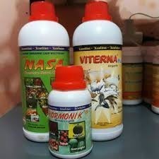 Peternakan Perikanan Nasa Paket Suplemen Penggemuk Ternak dan Ikan 3 Produk Cair untuk Pertumbuhan O