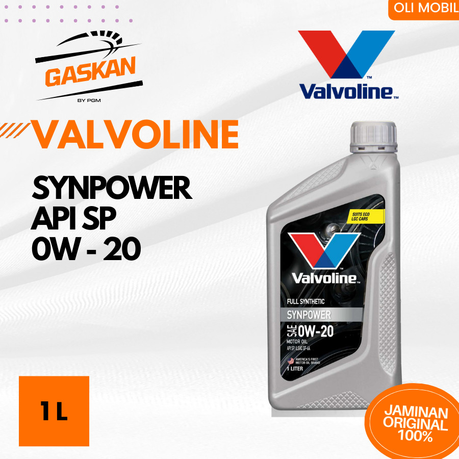 Oli Mobil VALVOLINE Synpower API SP 0W20 1L (Dijamin Ori 100%)
