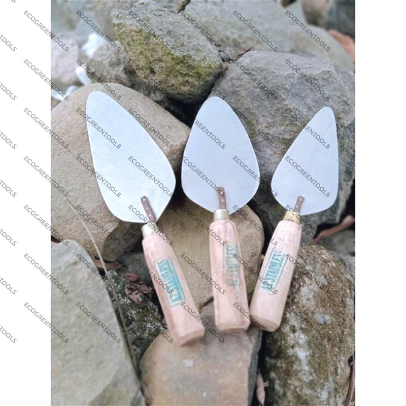 SENDOK SEMEN SEKOP CETOK STAINLESS ASLI GAGANG KAYU SEKOP BANGUNAN