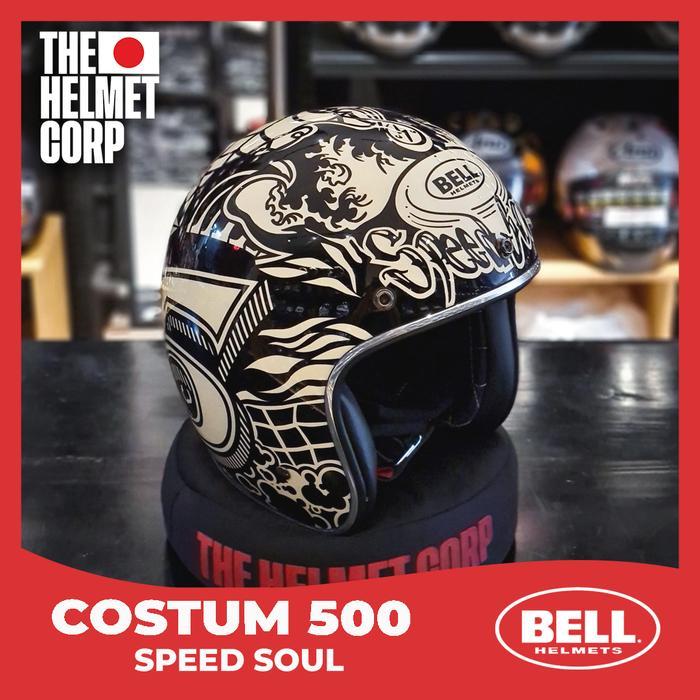 HELM BELL COSTUM 500 SPEED SOUL CLASSIC HALF FACE HELMET
