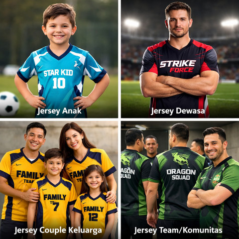 Jersey Baseball Bordir Custom Couple Premium Yogyakarta