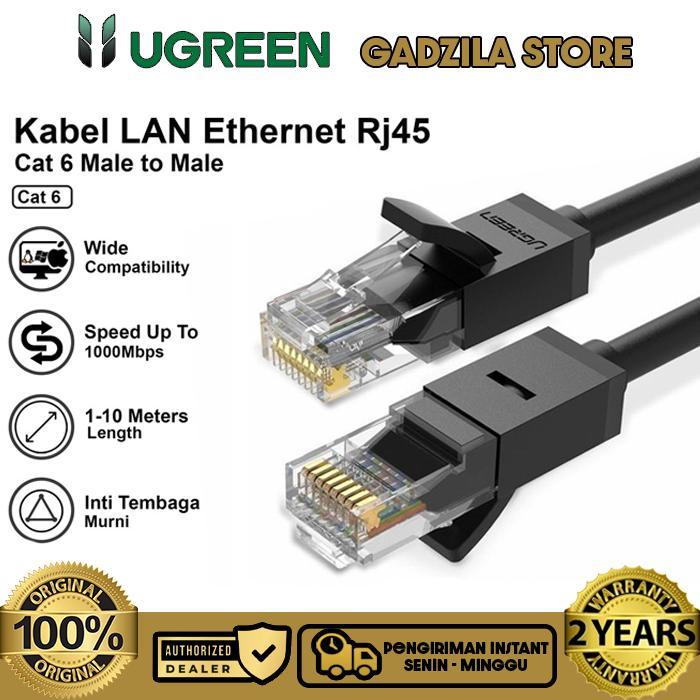 UGREEN Kabel Ethernet / Internet Modem LAN RJ45 CAT 6 Flat UTP Gigabit - CAT 6, 1 METER