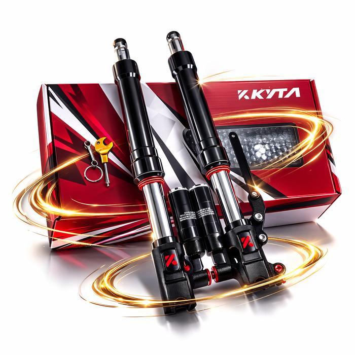 SHOCK KYTA UPSIDE DOWN MOTOR VARIO, AEROX, &MIO ORIGINAL - Hitam, Vario