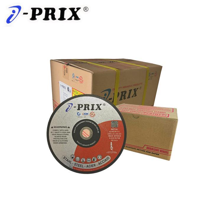 Batu Gerinda 9 Inchi Metal I-PRIX 230 X 3 Mata Potong 230X3 Cutting Wheel Disc 9X3 230mm Batu Tebal 