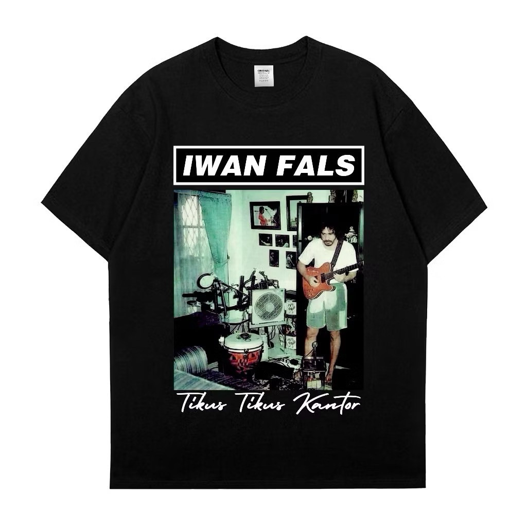 Kaos Iwan Fals Tikus Tikus Kantor DTF Premium Cotton Combed 30s