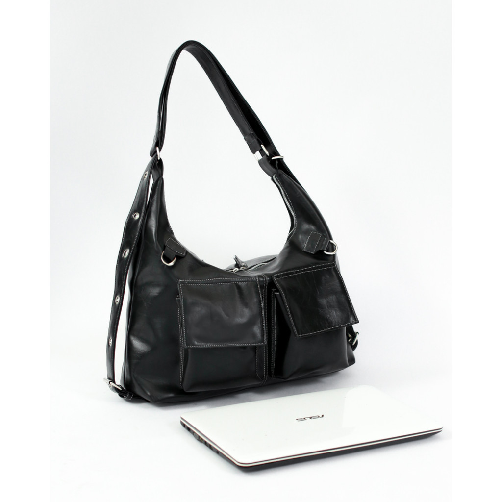 Tako Bag - Shoulderbag and Backpack - Miki Large Multifunctional Tas Bahu dan Ransel Muat Laptop 16i