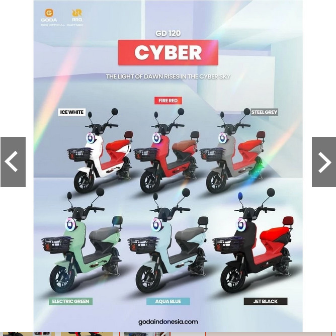 PROMO AKHIR TAHUN Sepeda Listrik GODA 111 Apollo Sparta Cyber (550watt) New 500watt Super MURAH