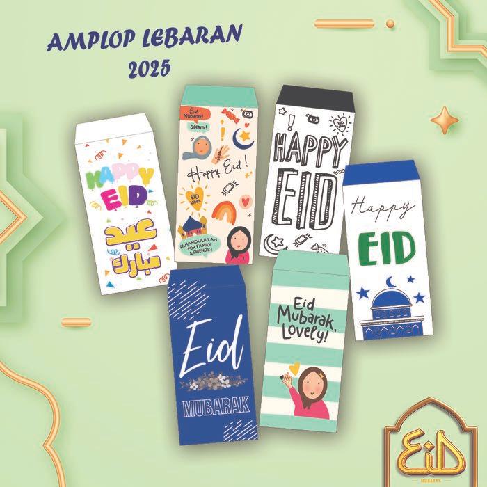 AMPLOP LEBARAN/AMPLOP UNIK/AMPLOP ANGPAO LEBARAN MURAH - Anak-Anak Terlaris